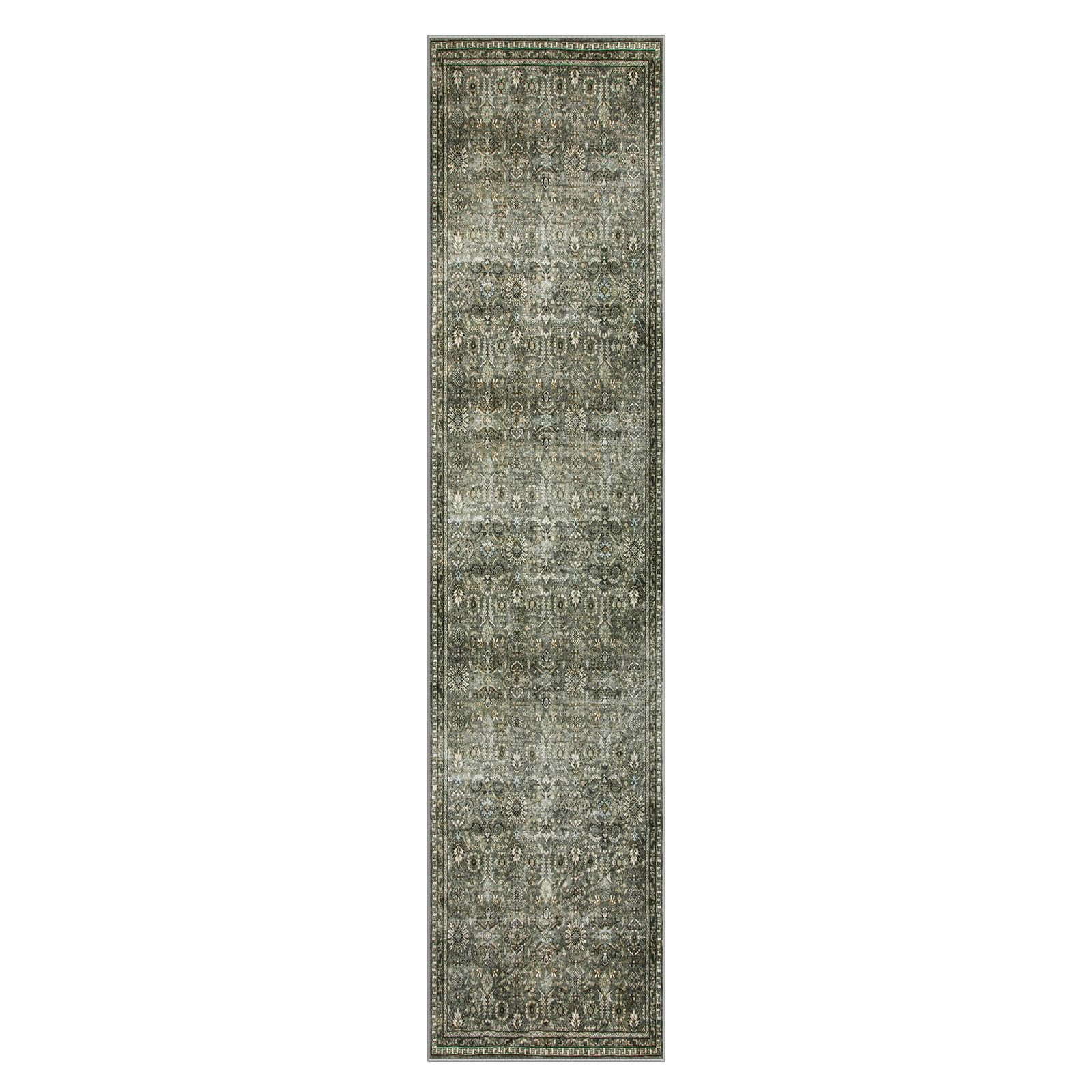 Lahome Rug Runners for Hallways Non Slip 2x12, Washable Non Slip Kitchen Runner Rugs, Vintage Sage Green Soft Carpets for Long Hall Entrance Indoor Laundry | Amazon (US)