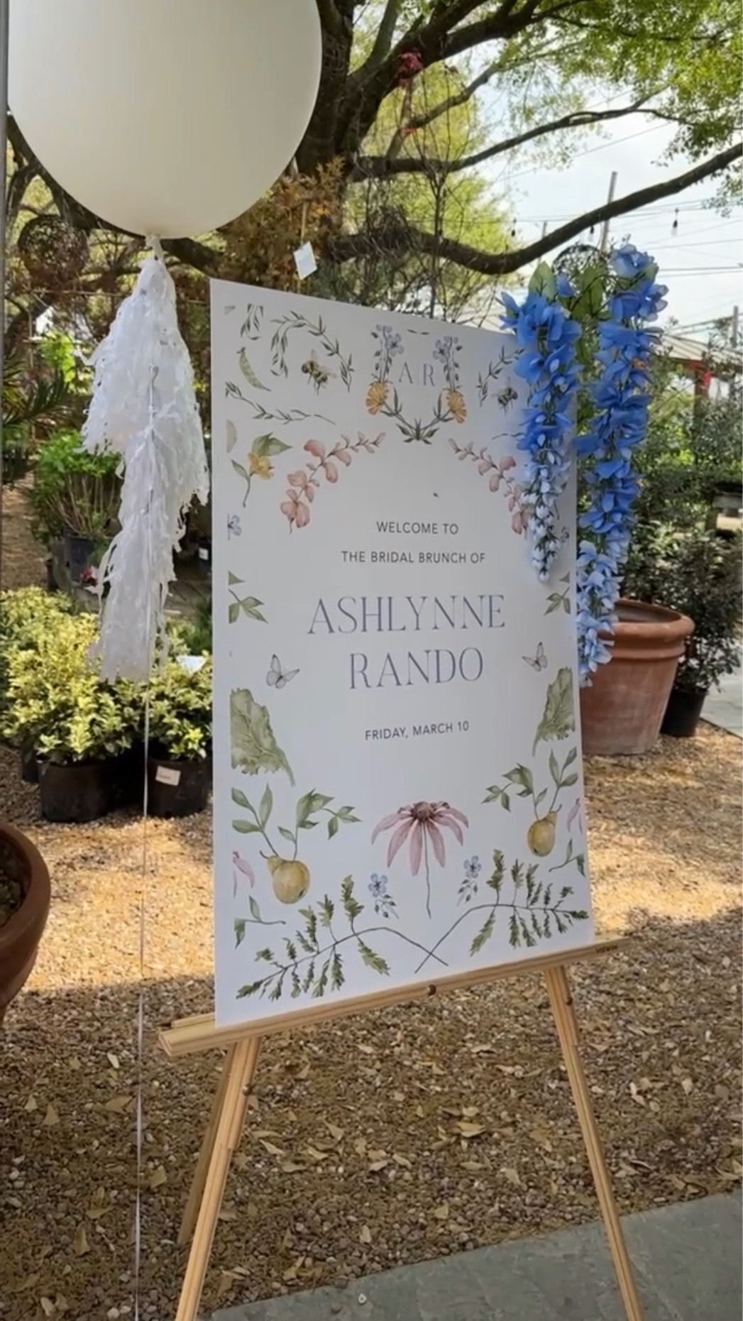 Bridal Shower Secret Garden Welcome sign 

#LTKhome #LTKwedding #LTKSeasonal