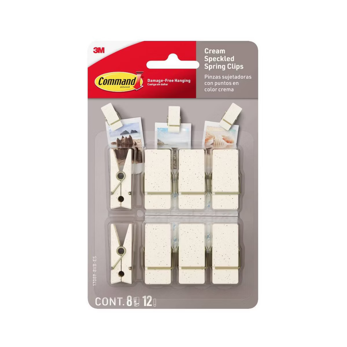 Command Spring Clips 8 Hooks and 12 Strips | Target