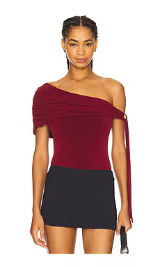 Lovers and Friends Ella Bodysuit in Oxblood from Revolve.com | Revolve Clothing (Global)