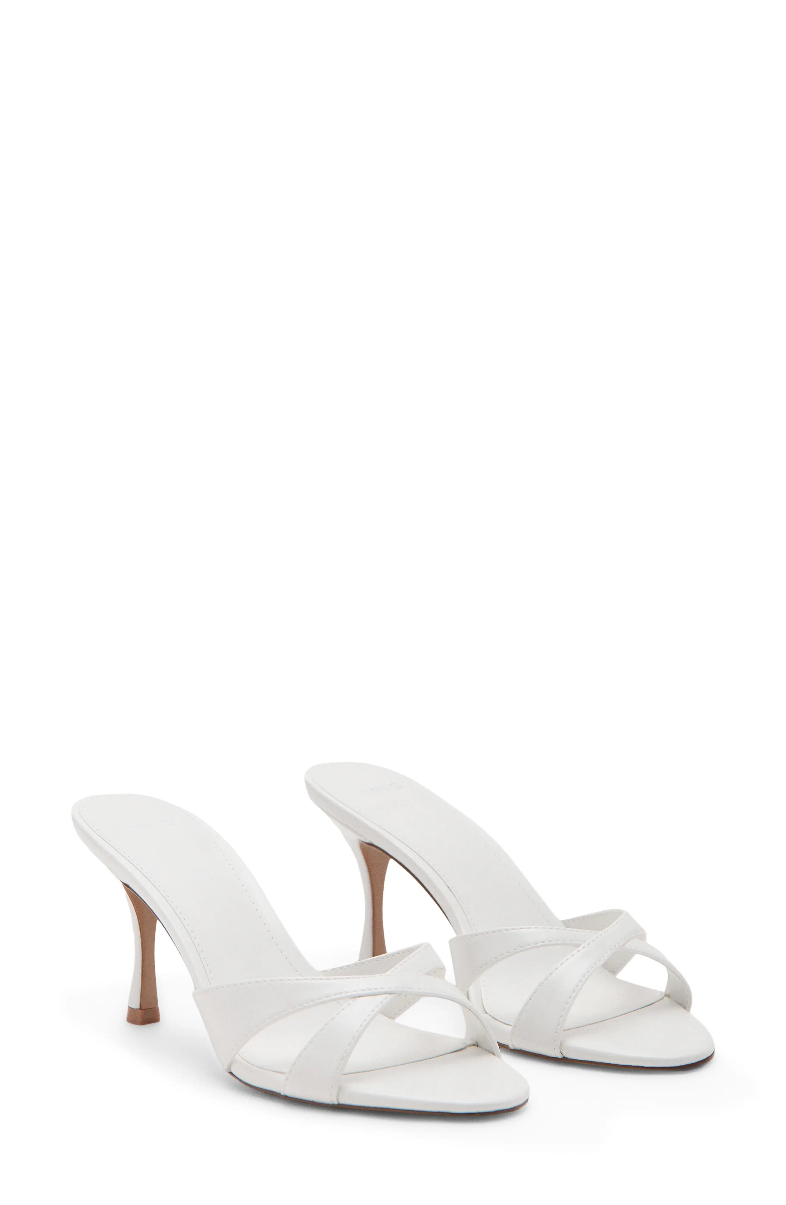 MANGO Slide Sandal in Chocolate at Nordstrom, Size 6Us | Nordstrom