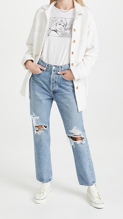 AGOLDE Mid Rise Loose Fit 90's Jeans | SHOPBOP | Shopbop