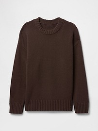 100% Cotton Oversized Boyfriend Sweater | Gap (US)