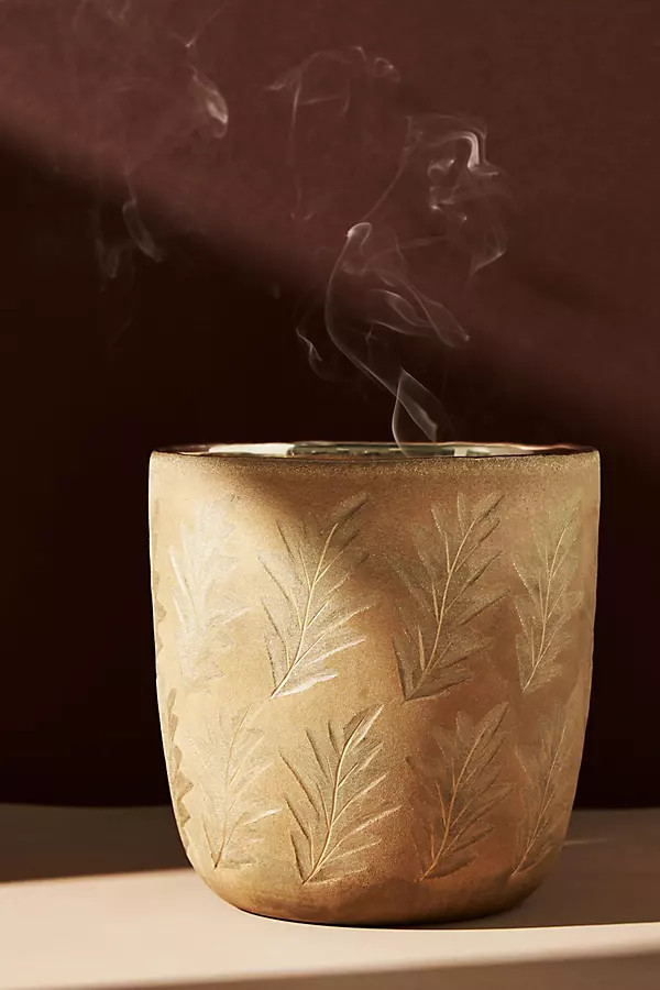 Autumn Splendor Large Glass Candle By Anthropologie in Brown Size M | Anthropologie (US)