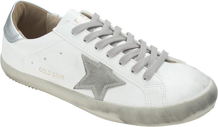 AnnaKastle Womens Fashion Star Lace-up Sneakers | Amazon (US)
