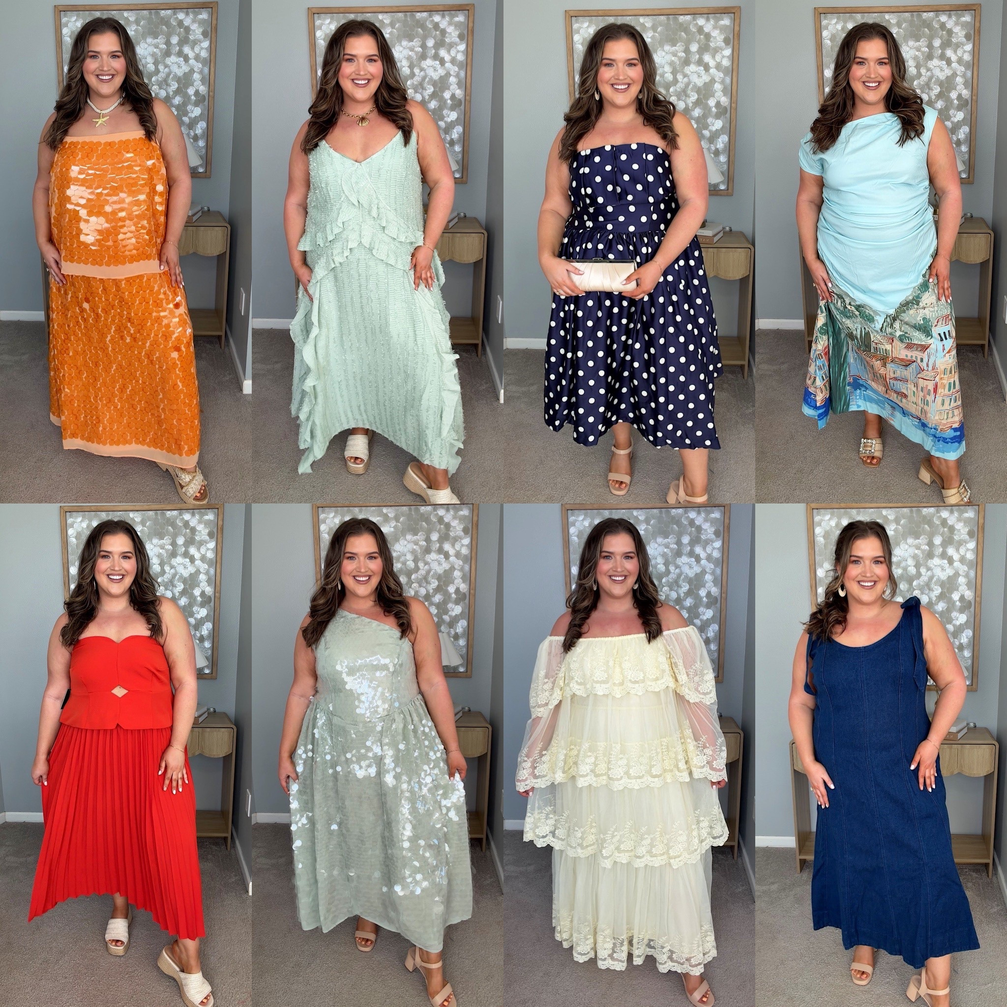 Huge try on with @Eloquii Spring new arrivals 🤩 So many beautiful colors and prints all plus size + curvy girl friendly! I’m wearing a size 18 in everything. Styles are on sale use code EQAPRIL 

#LTKSaleAlert #LTKPlusSize #LTKMidsize