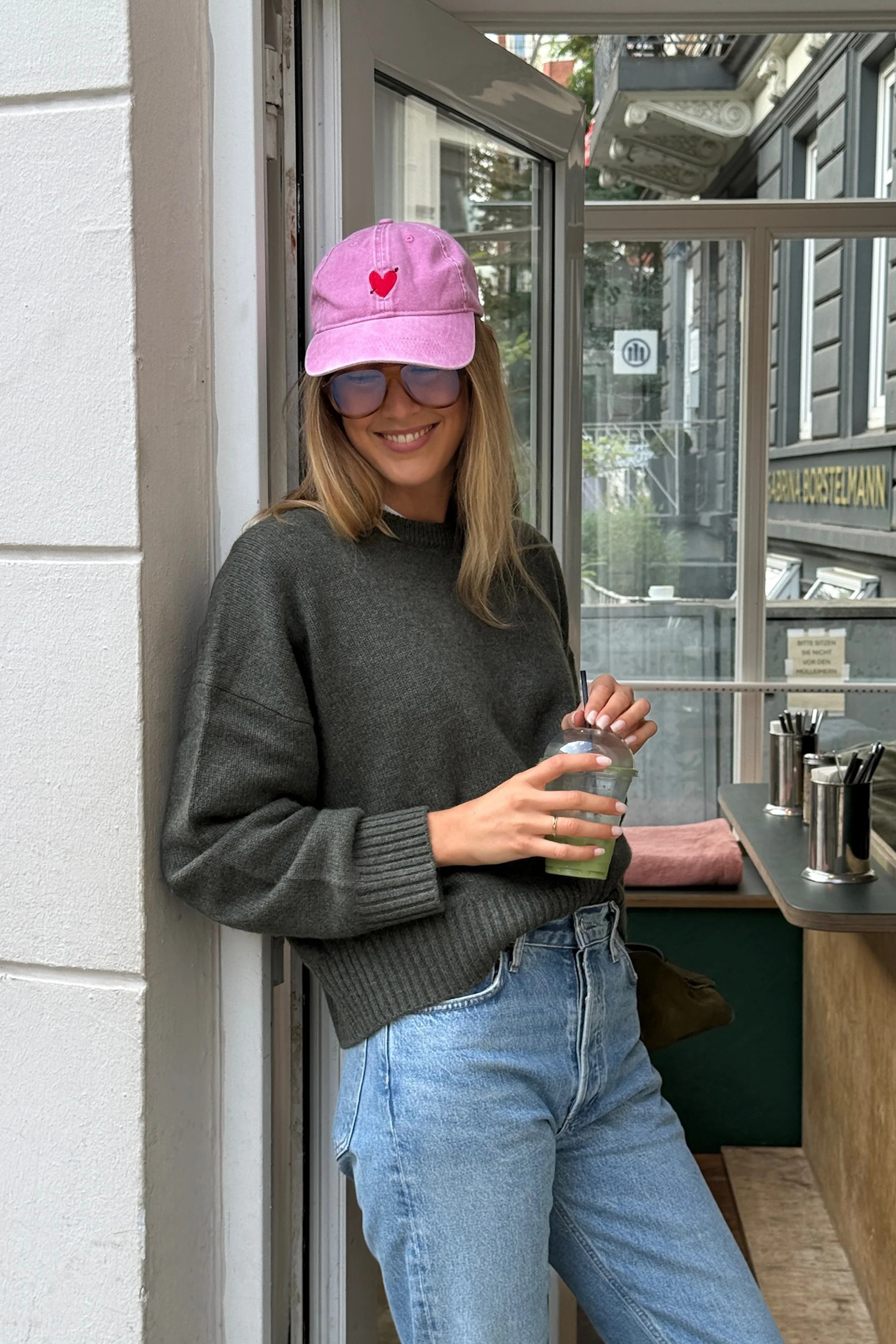 Cap Heart in Washed Pink | ANITA HASS