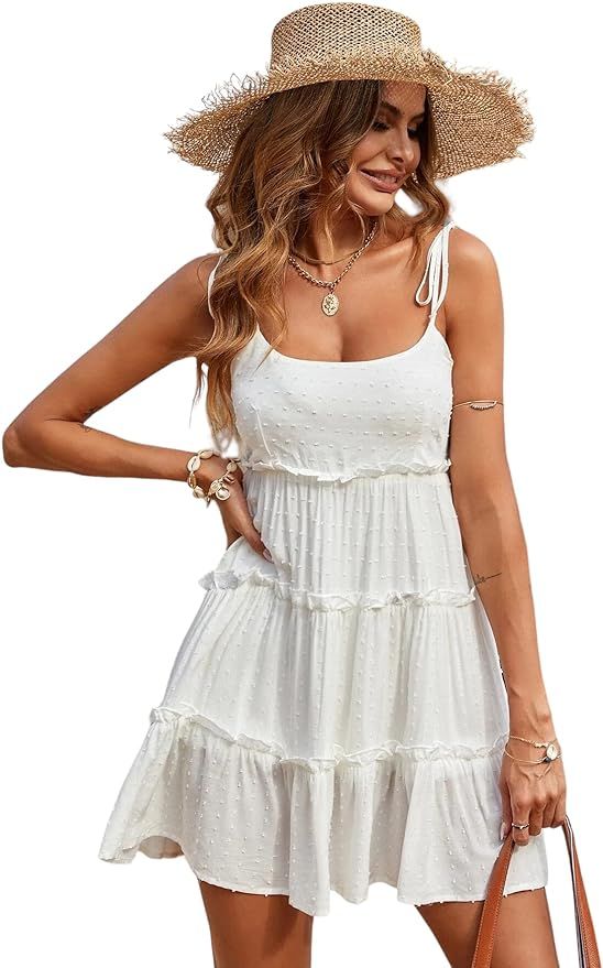 Narecte Summer Cami Dresses,Beach Dresses for Women,Boho Dress for Women,Wedding Guest Dresses fo... | Amazon (US)