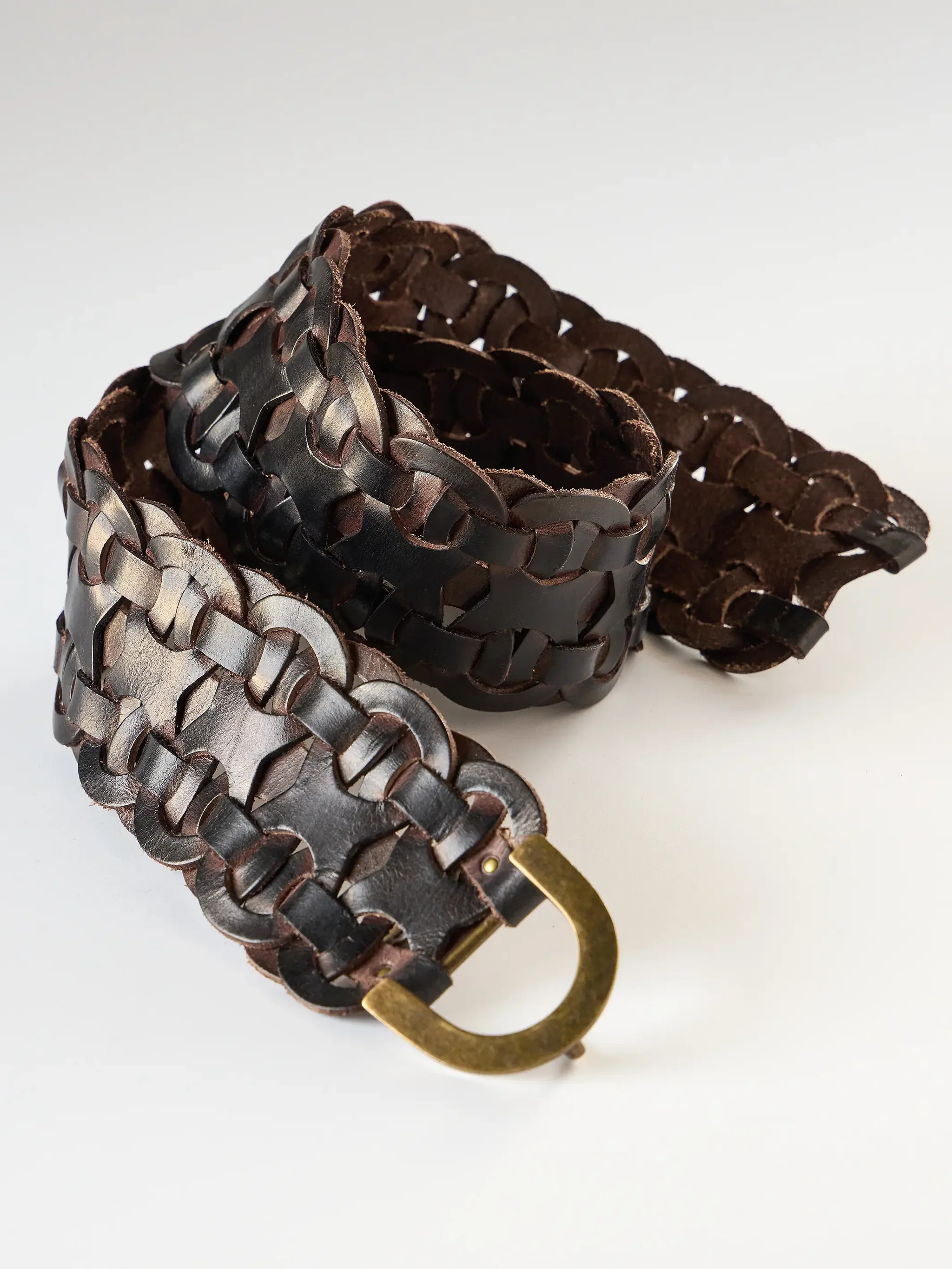 Chain Leather Belt | Natural Life