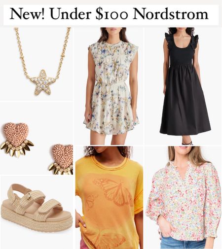 New at Nordstrom! Summer dresses, summer styles, sandals, vacation dress, starfish necklace 

#LTKShoeCrush #LTKSeasonal #LTKFindsUnder100