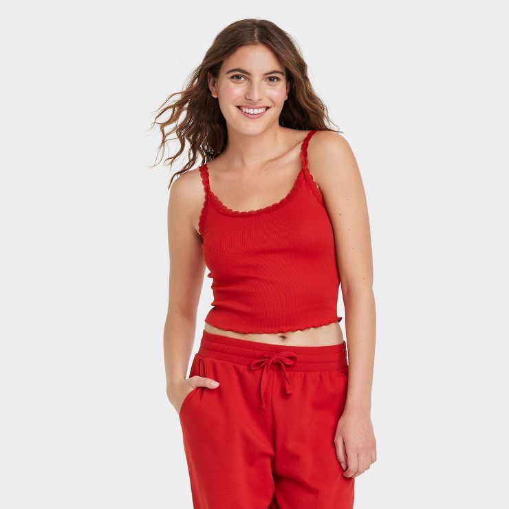 Women's Lace Trim Sleep Cami - Colsie™ | Target
