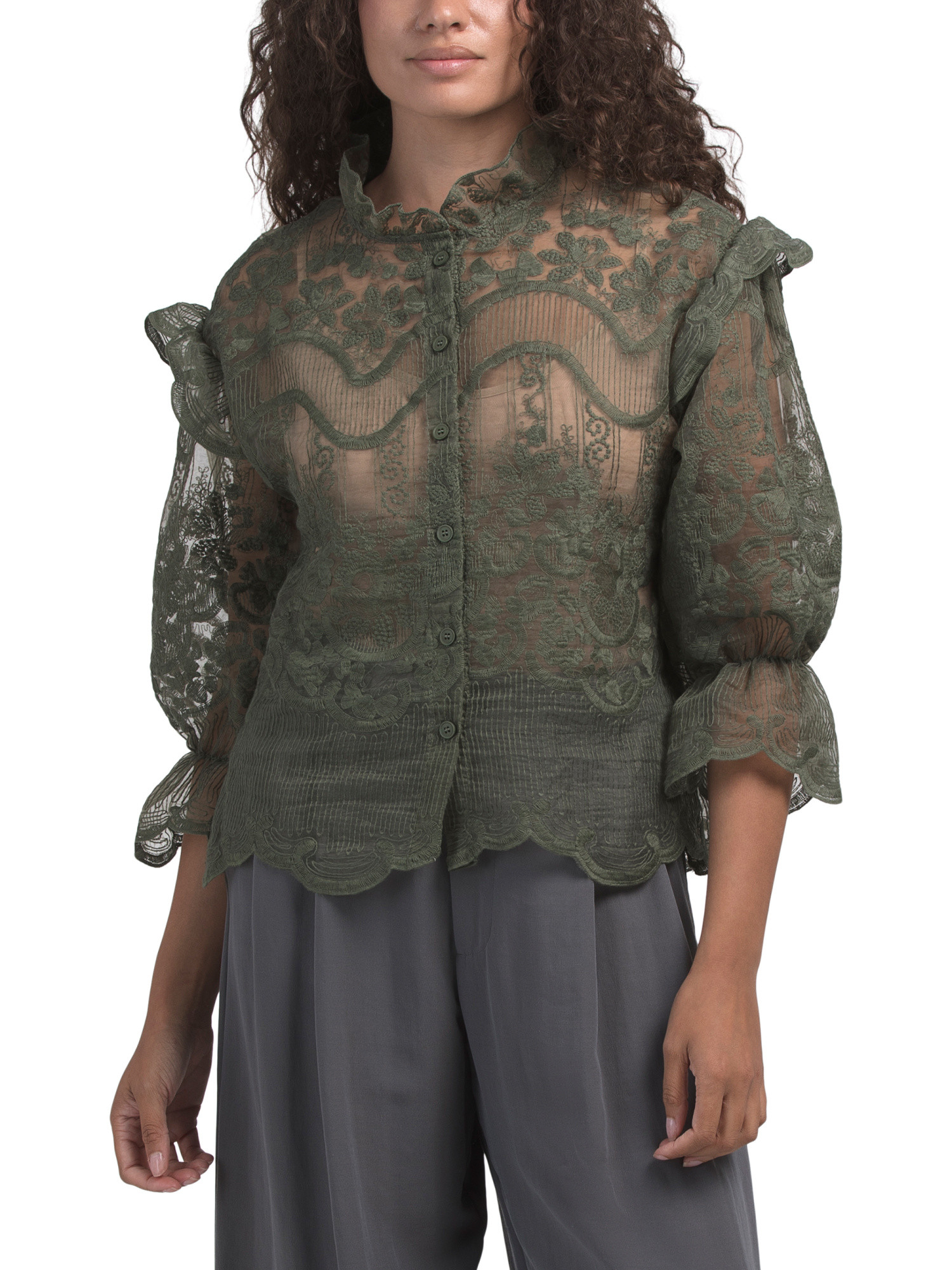 Ruffle Blouse | TJ Maxx