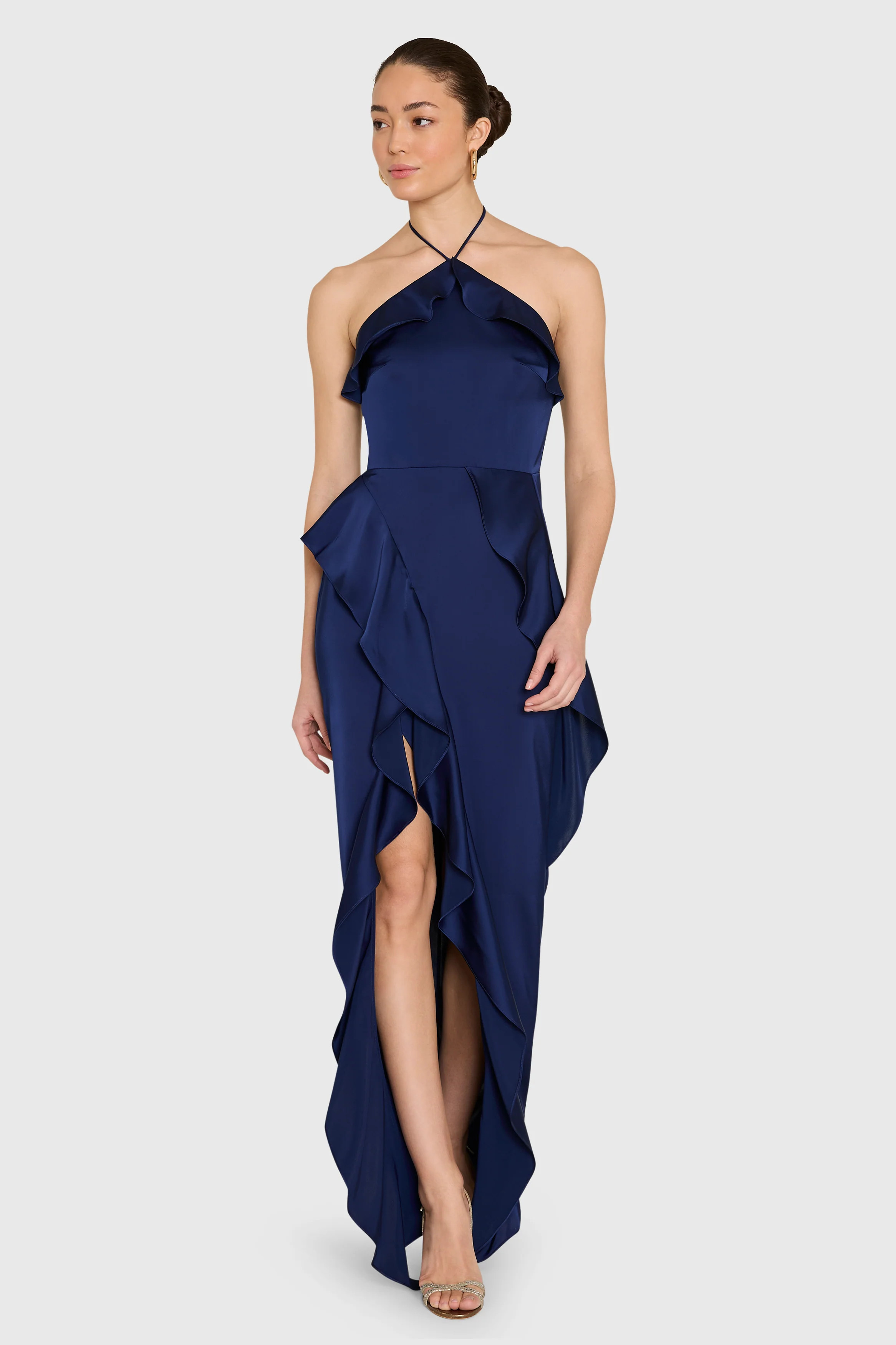 Alessandra Maxi Dress in Emerson Blue - Women's Formal Gown - Amanda Uprichard | Amanda Uprichard