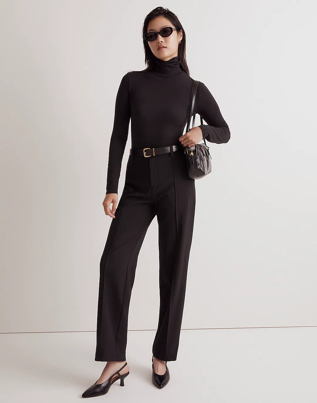 Turtleneck Thong Bodysuit | Madewell