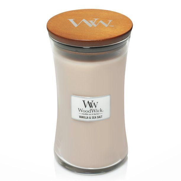 WoodWick Vanilla Sea Salt - Large Hourglass Candle | Walmart (US)