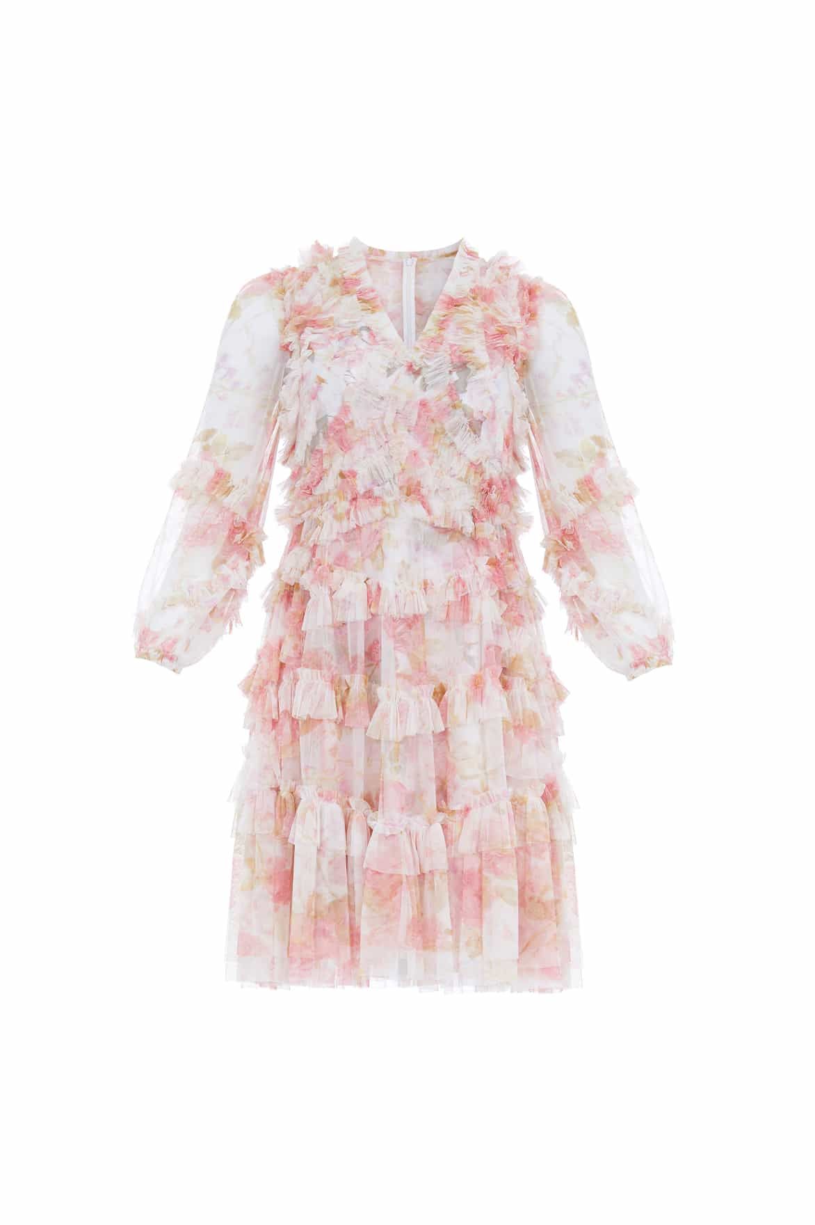 Rose Bluebell Ruffle Mini Dress | Needle & Thread US