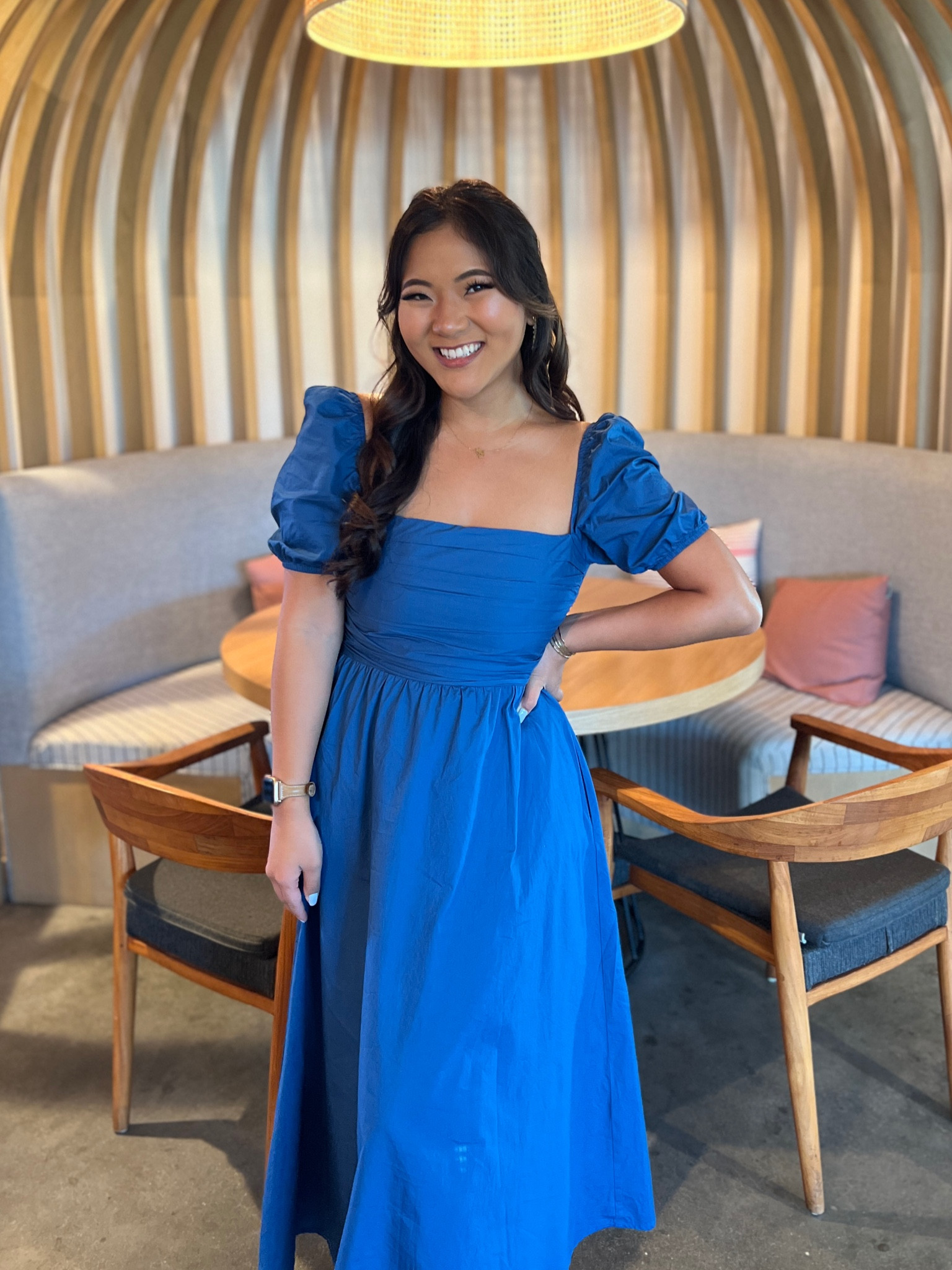 Few Moda River Sundress wearing size medium true to size  