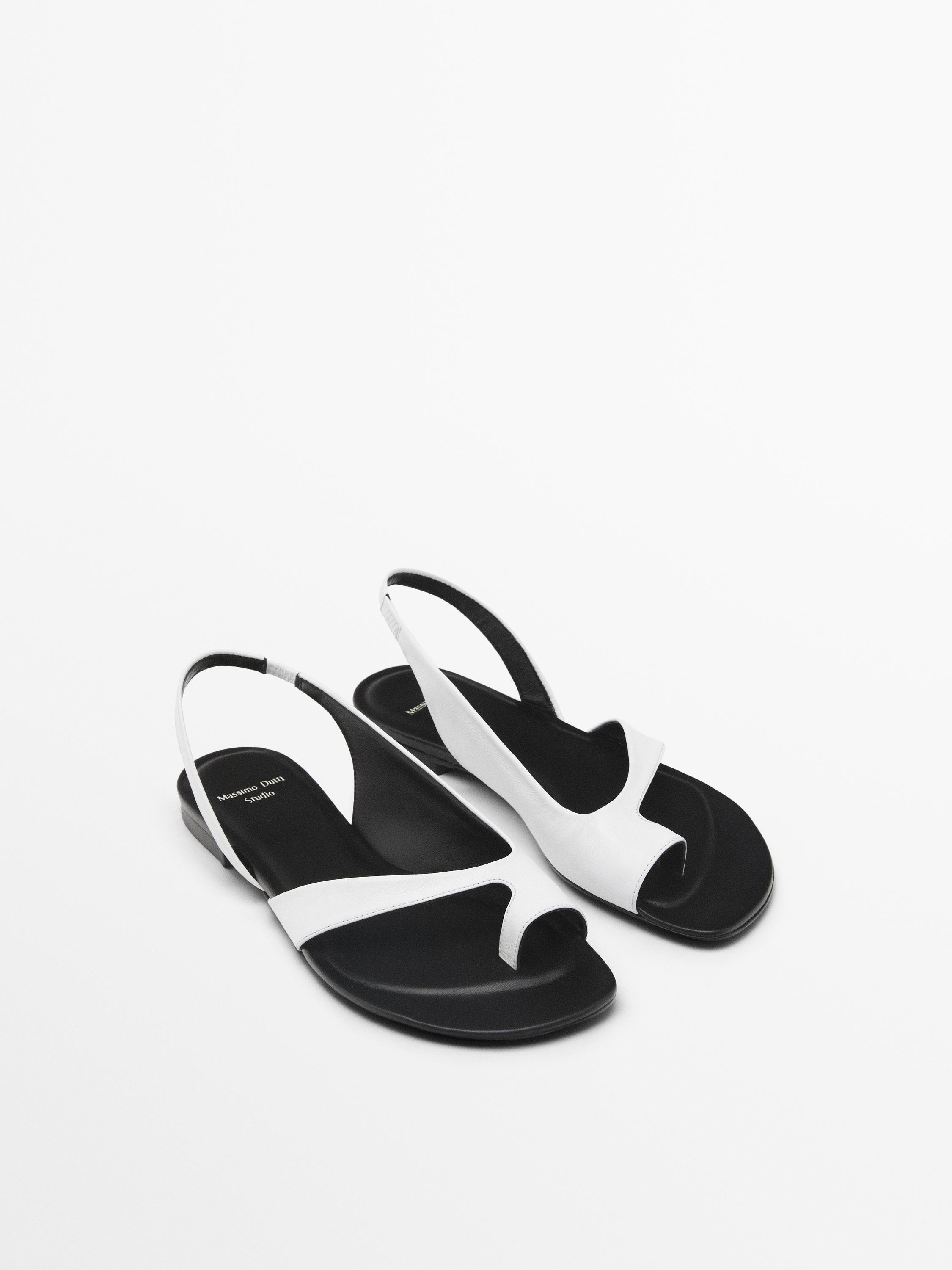 Flat toe divider sandals - STUDIO | Massimo Dutti UK