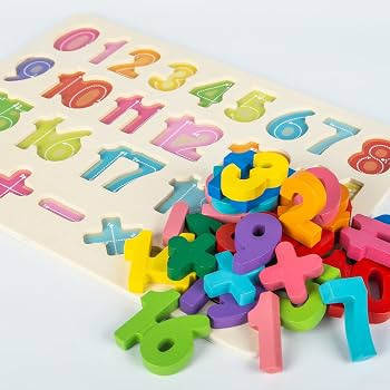 Attmu Wooden Puzzles for Toddlers, Alphabet Puzzle and Number Puzzle, 2 in 1 Preschool Educationa... | Amazon (US)