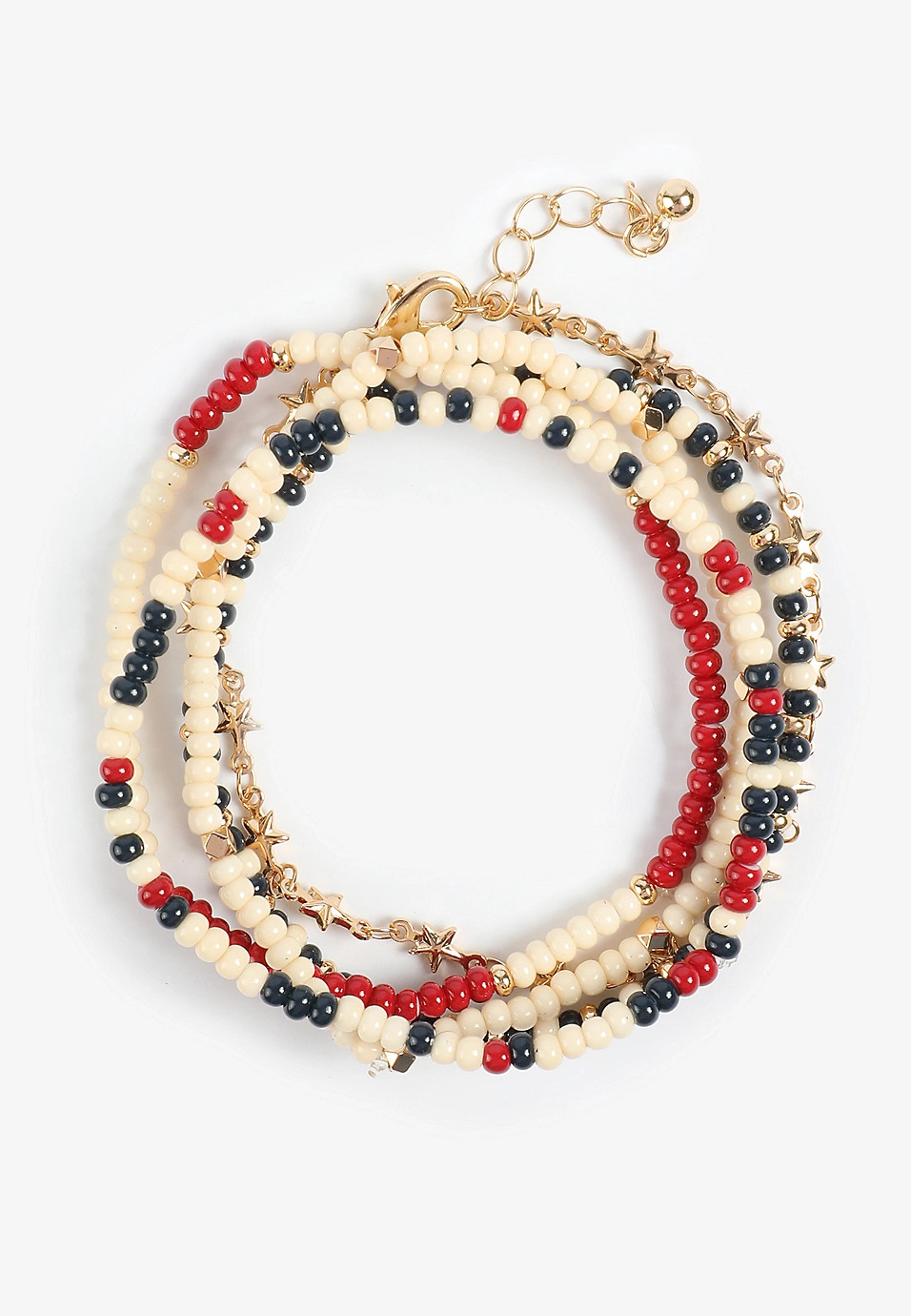 Americana Beaded Bracelet Set | Maurices