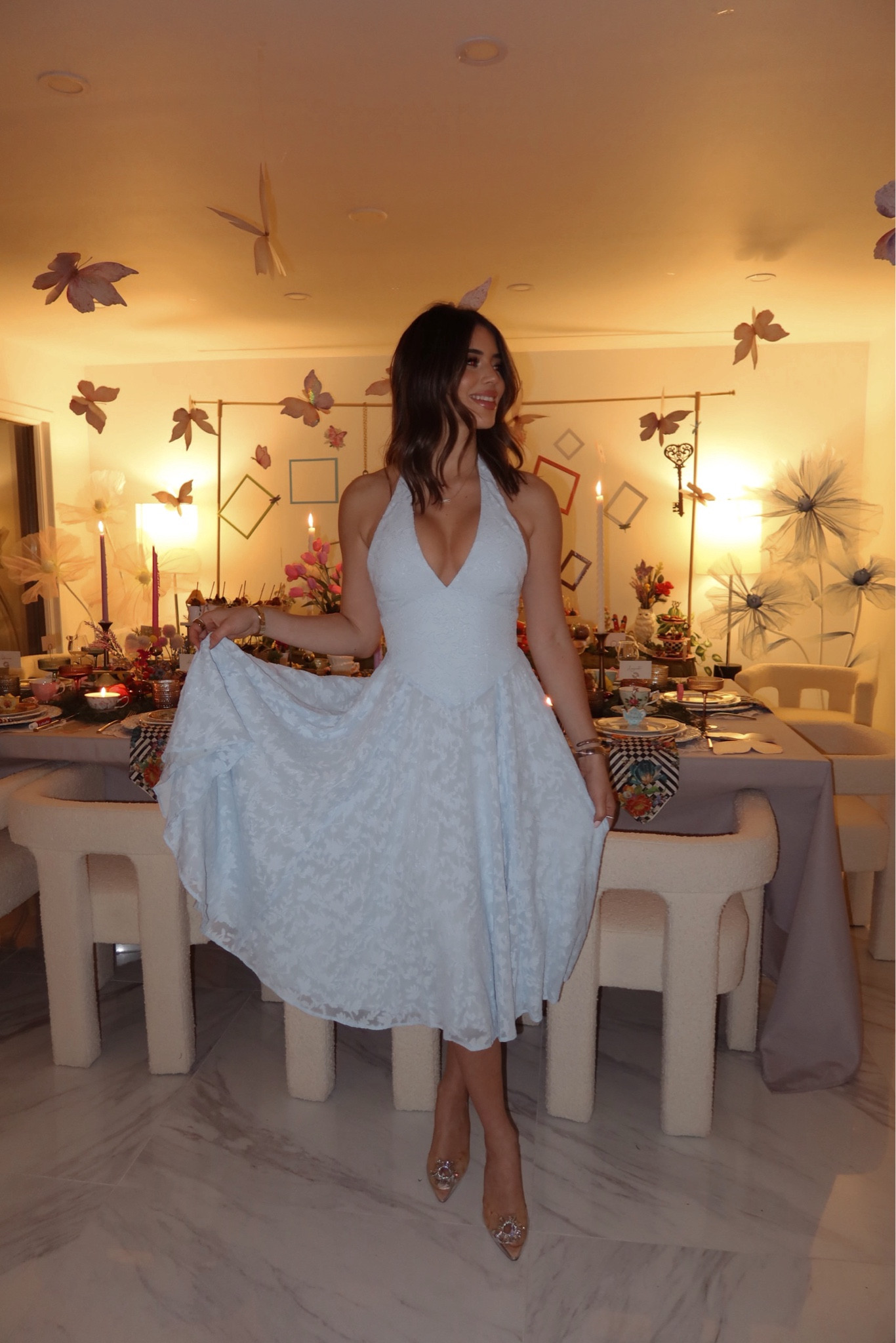 Felt like a princess. My outfit for an alice in wonderland theme dinner 
Wearing size small
Shoes size up a sizee

#LTKStyleTip