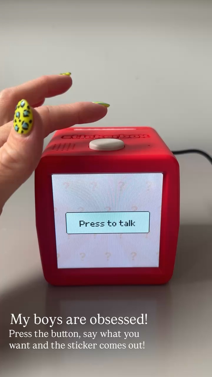 Seriously the coolest AI sticker maker ever!  Say what you want, and a sticker comes out.  The best holiday gift for kids of all ages! 

#stickermaker #kidsgifts #giftideasfirkids #giftsforboys￼

#LTKKids #LTKmomlife