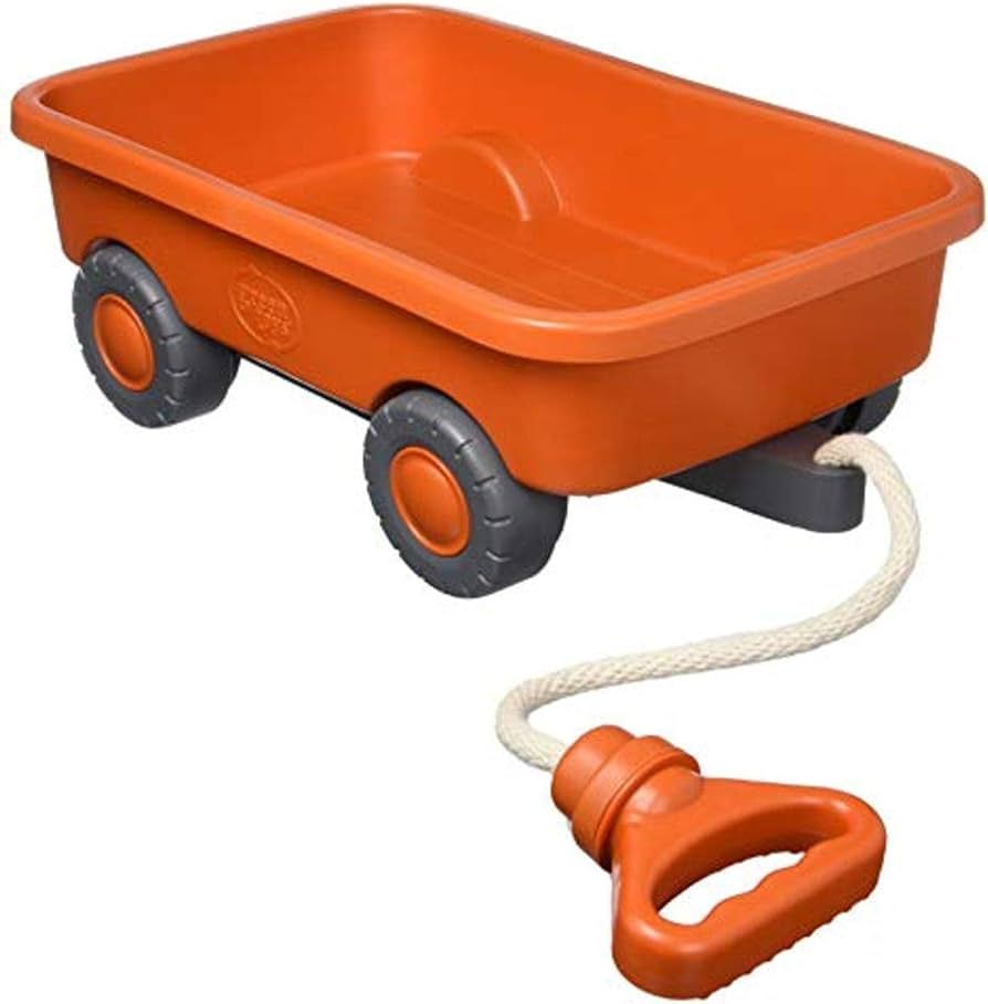 Green Toys Wagon, Orange CB - Pretend Play, Motor Skills, Kids Outdoor Toy Vehicle. No BPA, phtha... | Amazon (US)