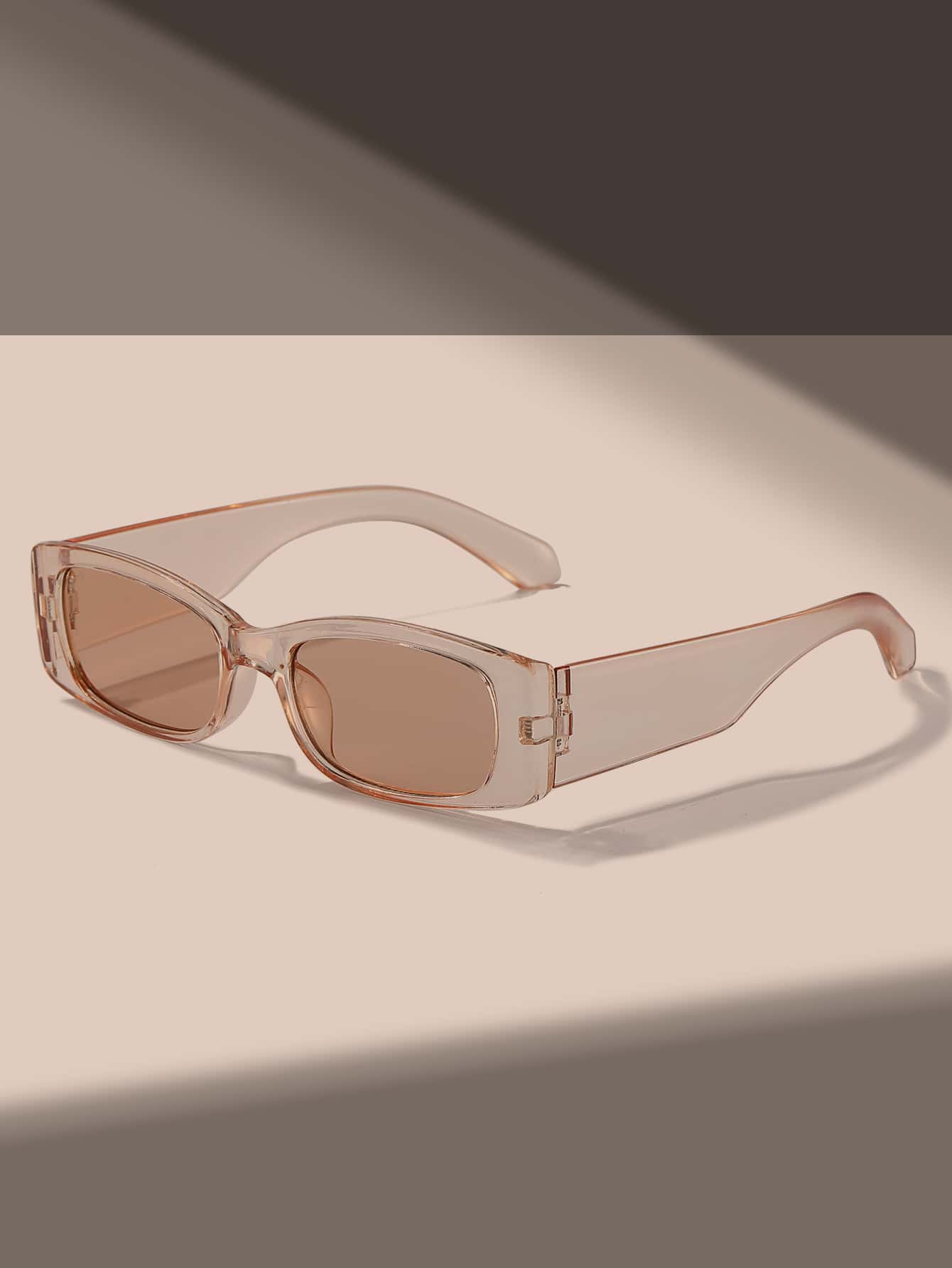 Square Frame Tinted Lens Fashion Glasses | SHEIN