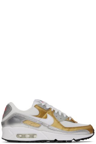 Gold & Silver Air Max 90 Sneakers | SSENSE