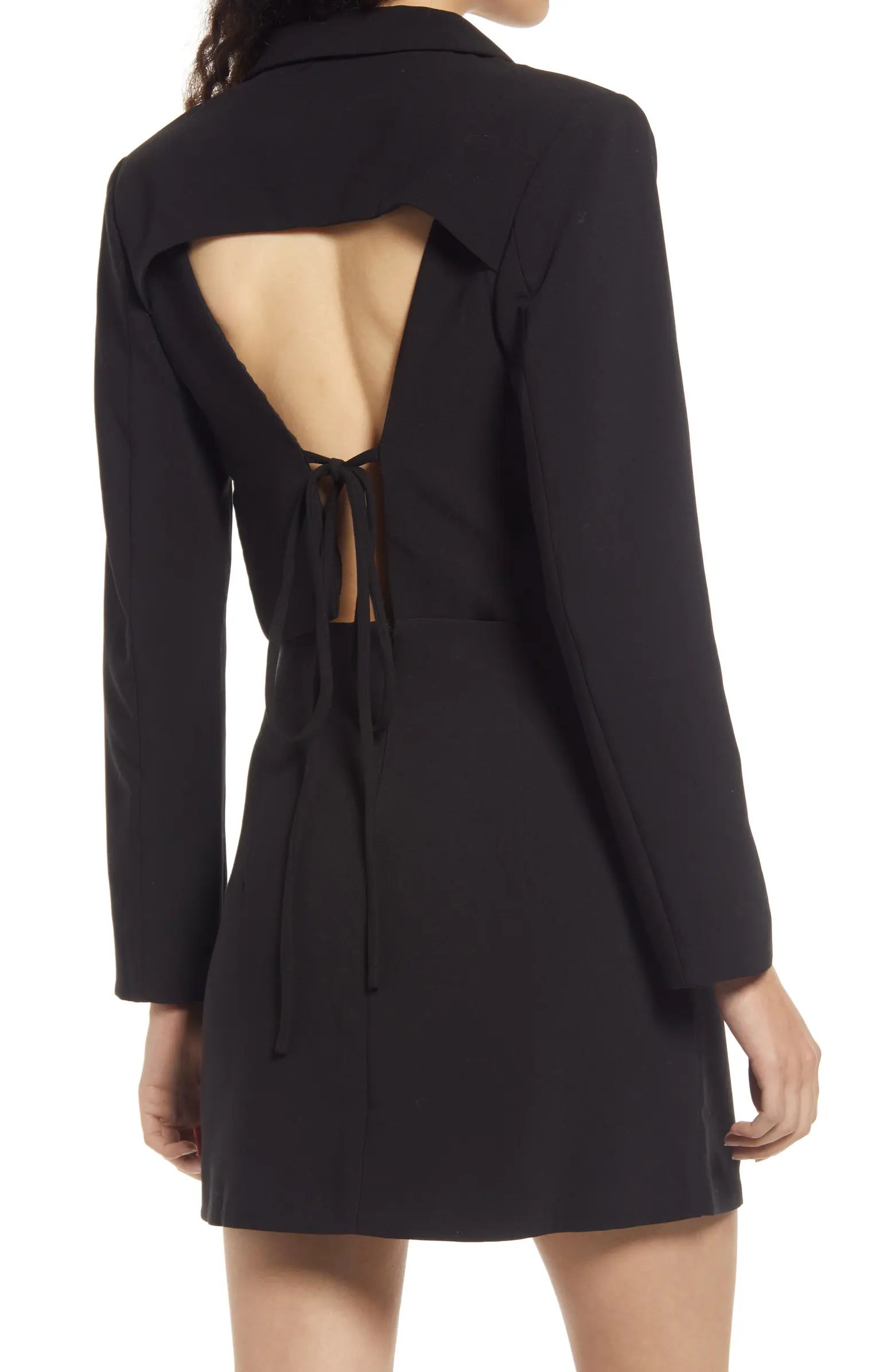 4th & Reckless Ulla Cutout Crop Blazer | Nordstrom | Nordstrom