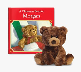 A Christmas Bear Personalized Book &amp; Plush Set | Pottery Barn Kids