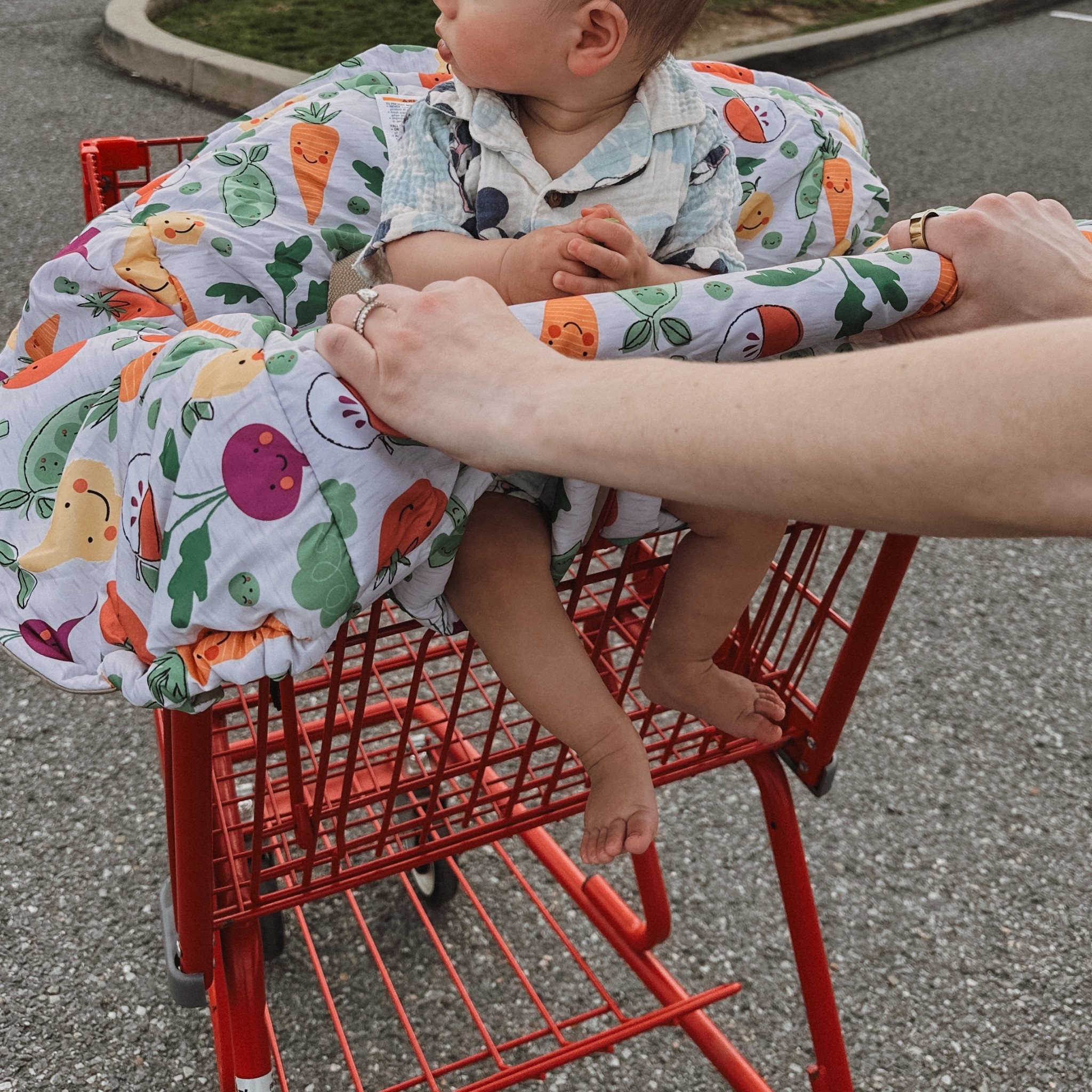 Keeping things clean while we’re out and about 🛒 this cart cover has been a must for shopping trips with my baby. It creates a soft, cozy barrier between him and those high-touch surfaces (because everything goes straight to his mouth lately). Easy to put on, easy to toss in the wash, and gives me so much peace of mind while we shop. 

#LTKmomlife #LTKBaby