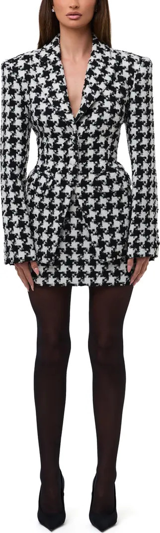 Houndstooth Check Tweed Blazer | Nordstrom