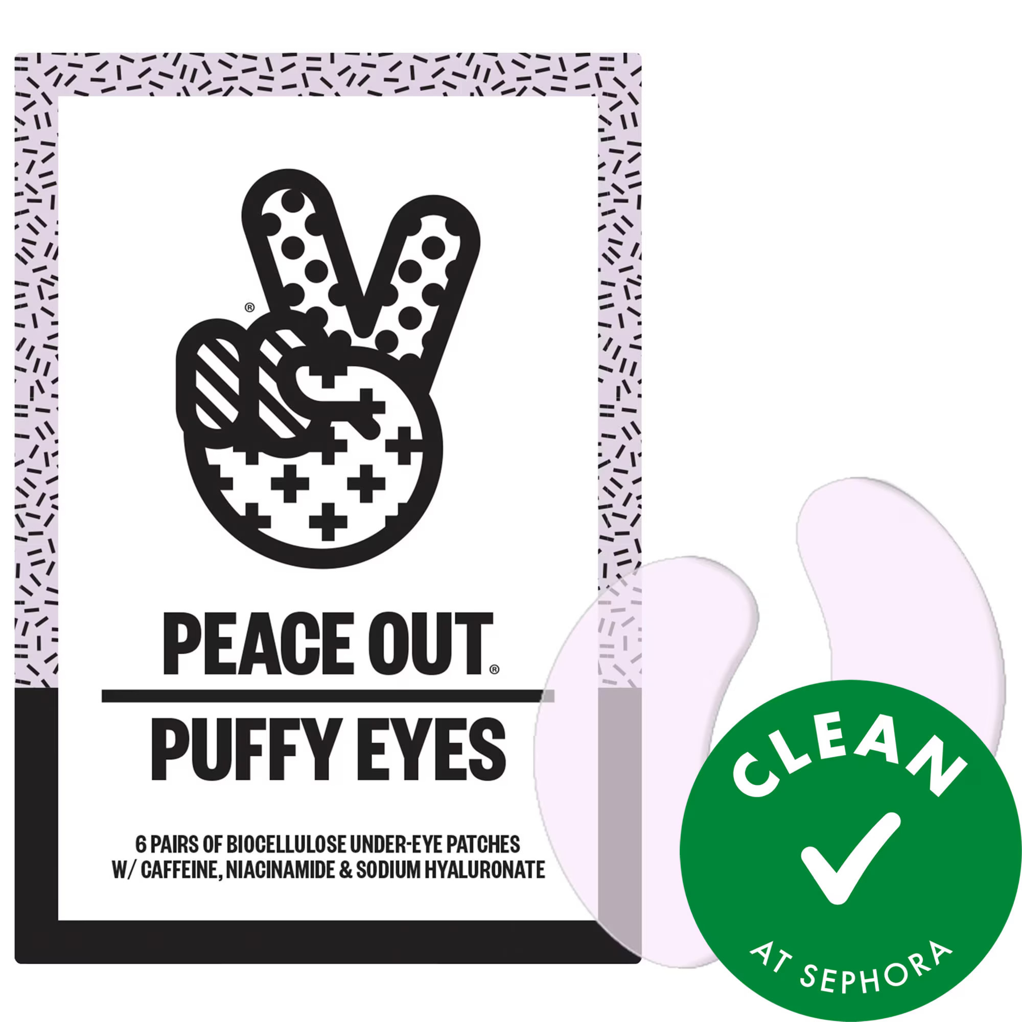 Peace Out Puffy Under-Eye Patches 6x pairs | Sephora (US)