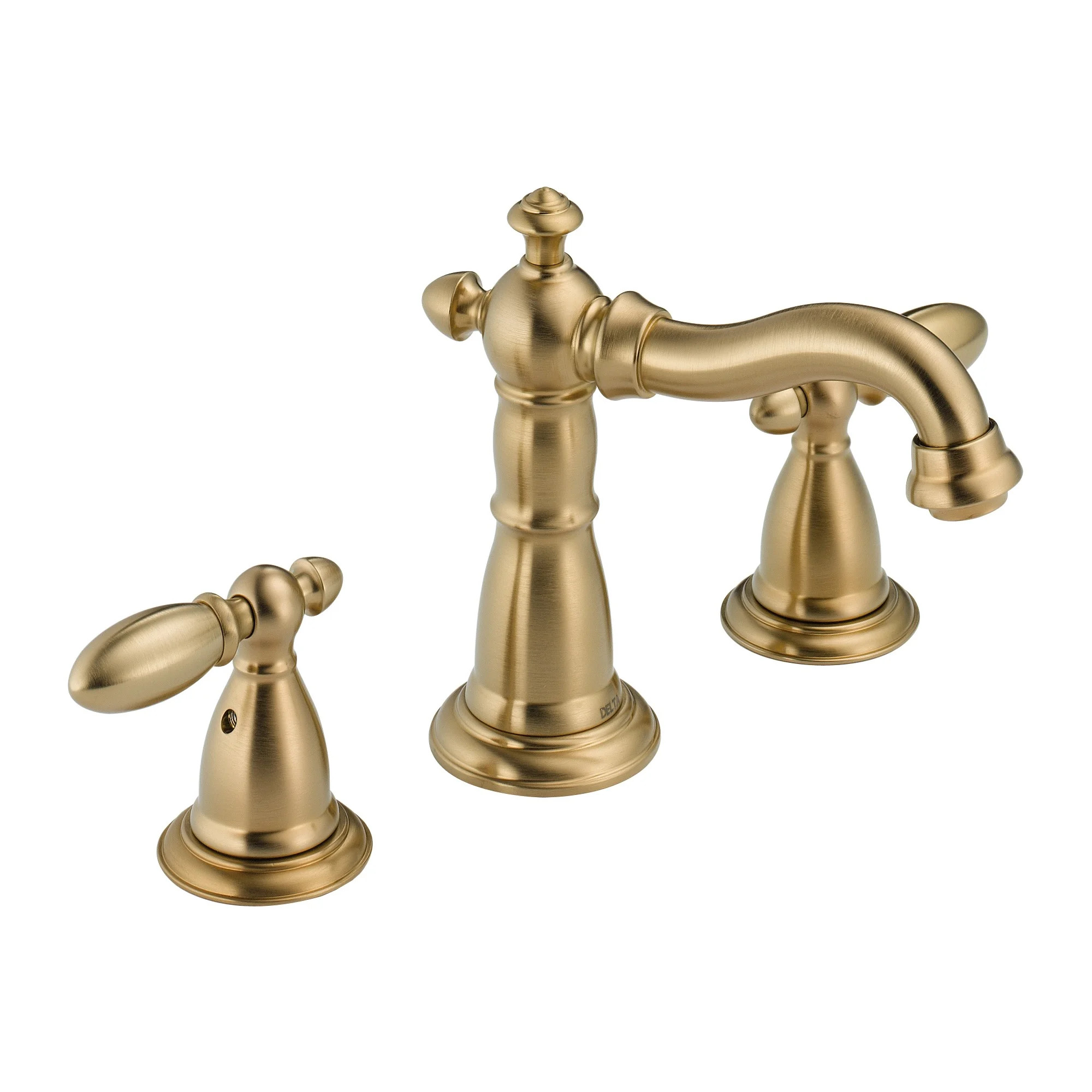 Delta Victorian Two Handle Widespread Bathroom Faucet, Champagne Bronze - Walmart.com | Walmart (US)