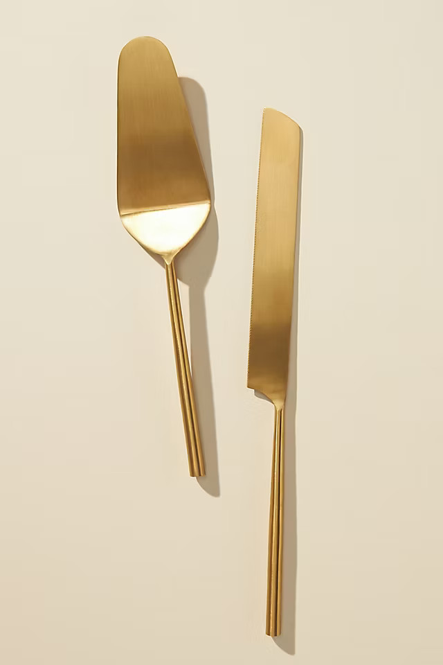 Streamlined Cake Serving Set | Anthropologie (US)