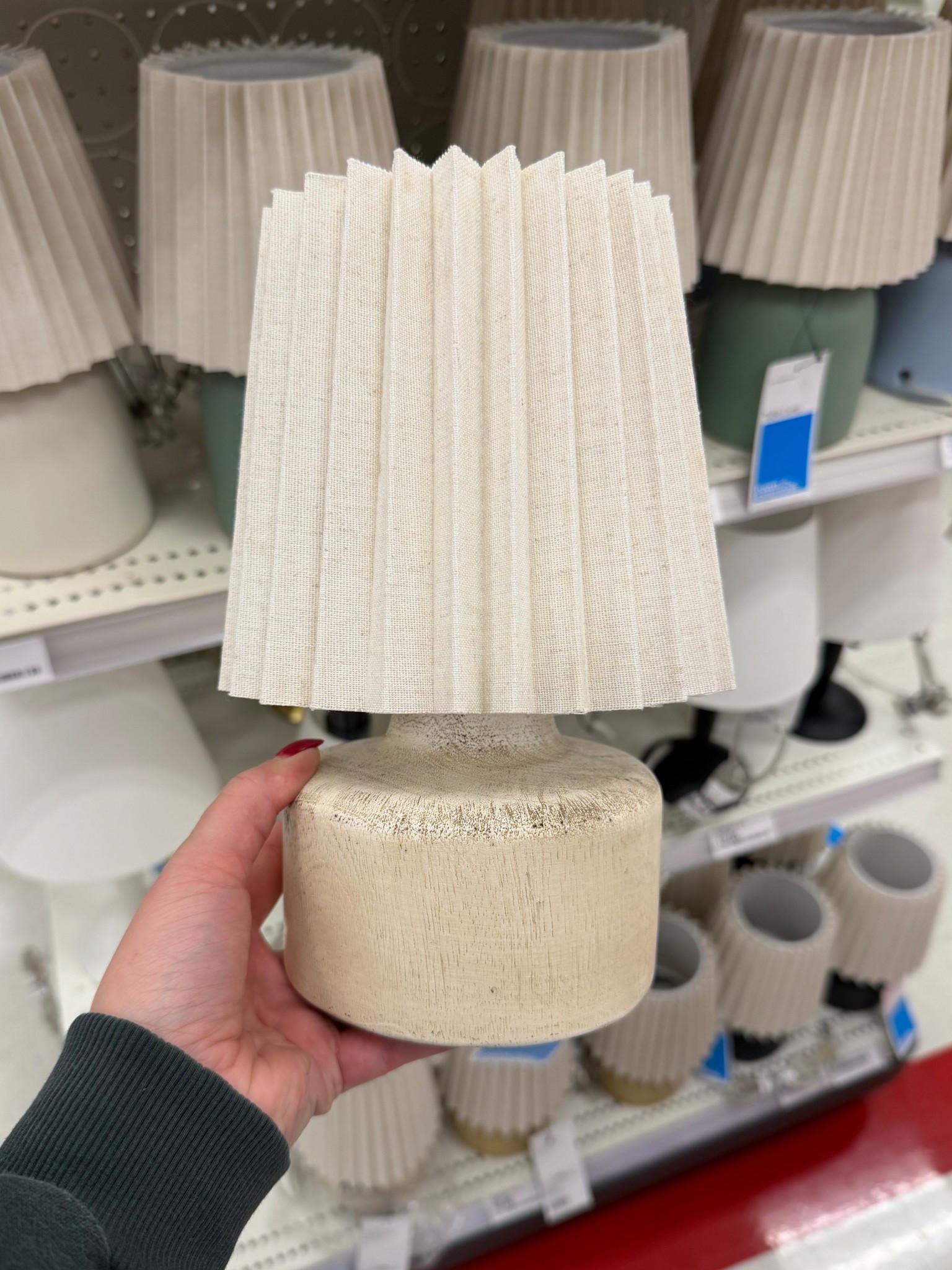 This $12 mini lamp from Target is the cutest little decor upgrade and instantly makes any kitchen, coffee bar, or shelf feel cozy and styled. It’s perfect for adding soft ambient light without taking up much space, and it looks way more elevated than the price tag suggests. Such an easy way to make your space feel warm and intentional, especially during the darker months. the love knot slouchy bag, scarf coat, home organization, red light mask, cape coat, bedding refresh, women’s highest-rise vintage straight jeans – universal thread, valentines day decor, winter capsule wardrobe, hooded scarfs

#LTKgrwm #LTKdayinmylife #LTKootd
