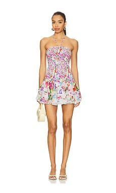 Charo Ruiz Ibiza Cusia Short Dress in White Borbo from Revolve.com | Revolve Clothing (Global)