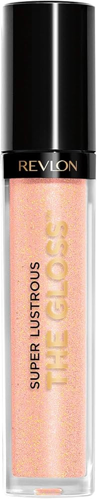 Revlon Super Lustrous Lip Gloss, Non-Sticky, Hydrating, High Shine Finish, 205 Snow Pink, 0.13 oz | Amazon (US)