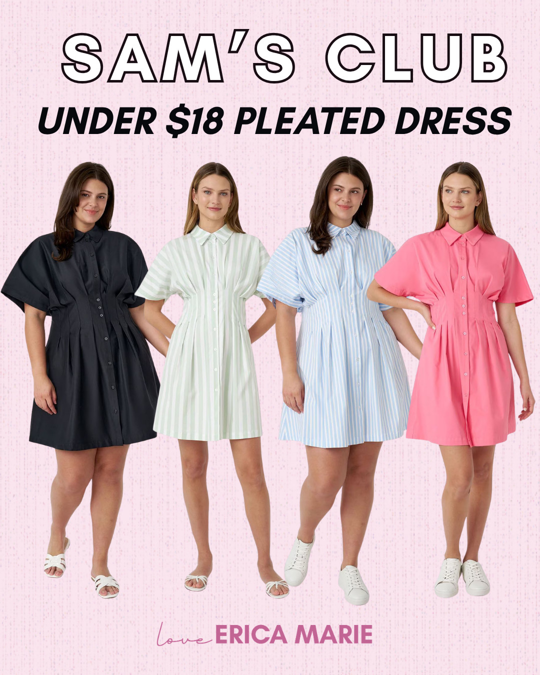 Such a flattering dress for the office or meeting up with friends! Comes in sizes up to 4x! 

 #LTKSaleAlert