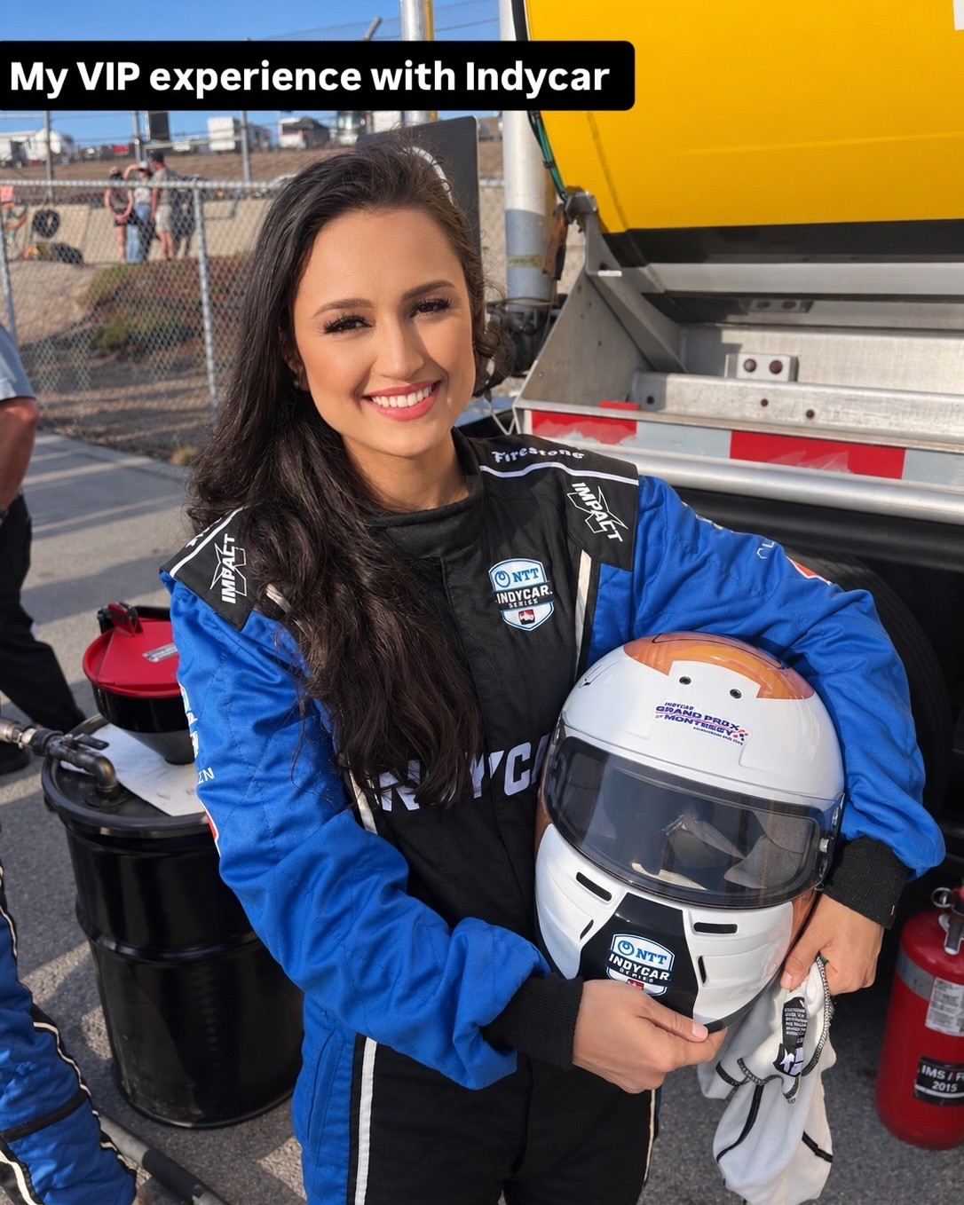 Yesterday I was treated to a VIP experience at INDYCAR Laguna Seca Raceway … and I got suited up with my own gear I got to keep… to go in a race car!!! It was one of the best experiences and I can’t wait to go again. Thank you to the @indycar team, Maria, and everyone who made the day soooo special! 

#Indycar #indycarracing #indy500 #lagunasecaraceway #racegirl

#LTKgrwm #LTKdayinmylife