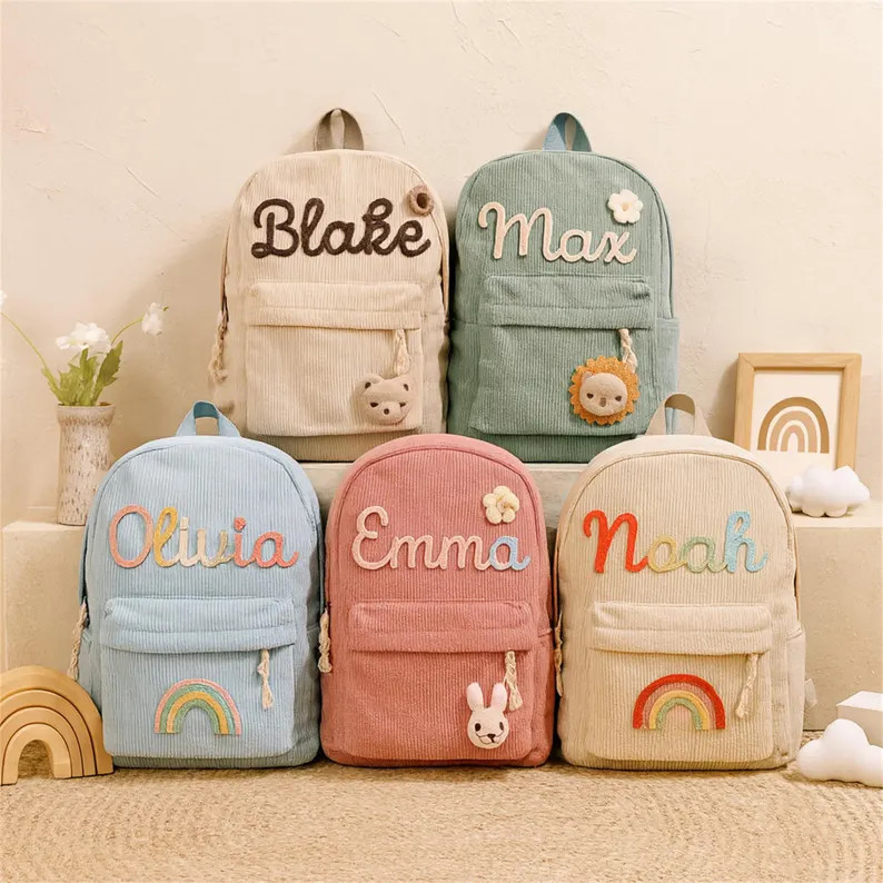 Custom Daycare Bag Backpack for Kids and Toddlers Personalized School Bags First Day of School Gi... | Etsy (US)