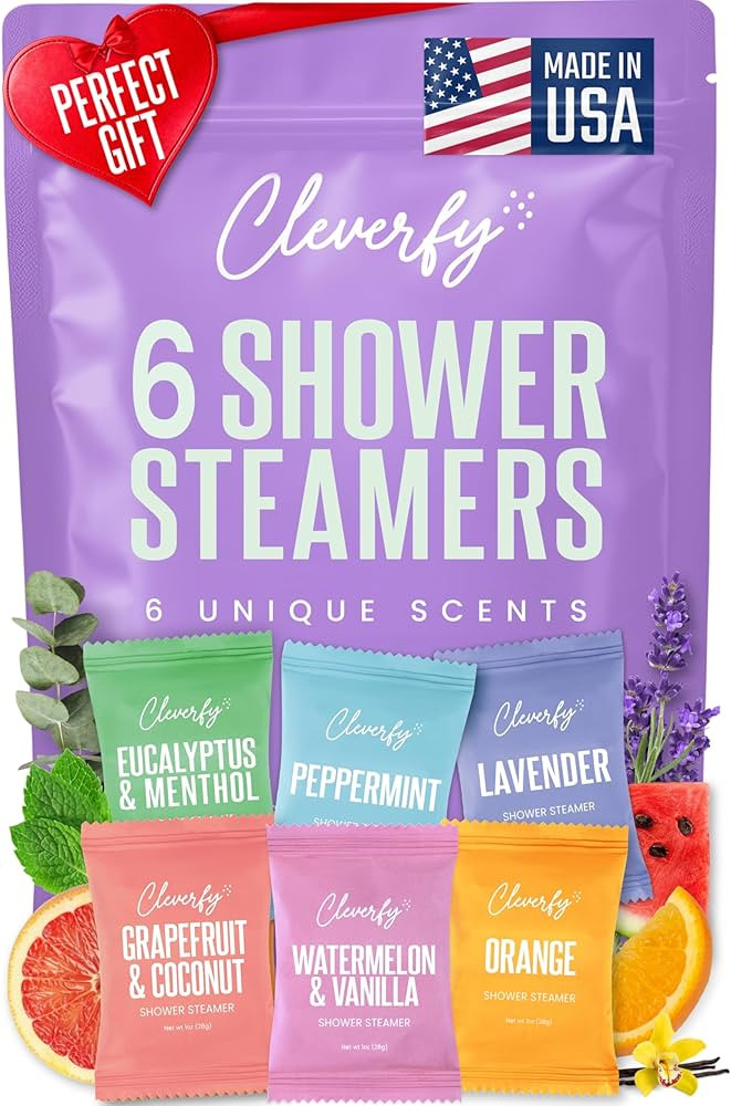 Cleverfy Shower Steamers Aromatherapy - Valentines Day Gifts for Her, Him, Women, Daughter, Mom, ... | Amazon (US)