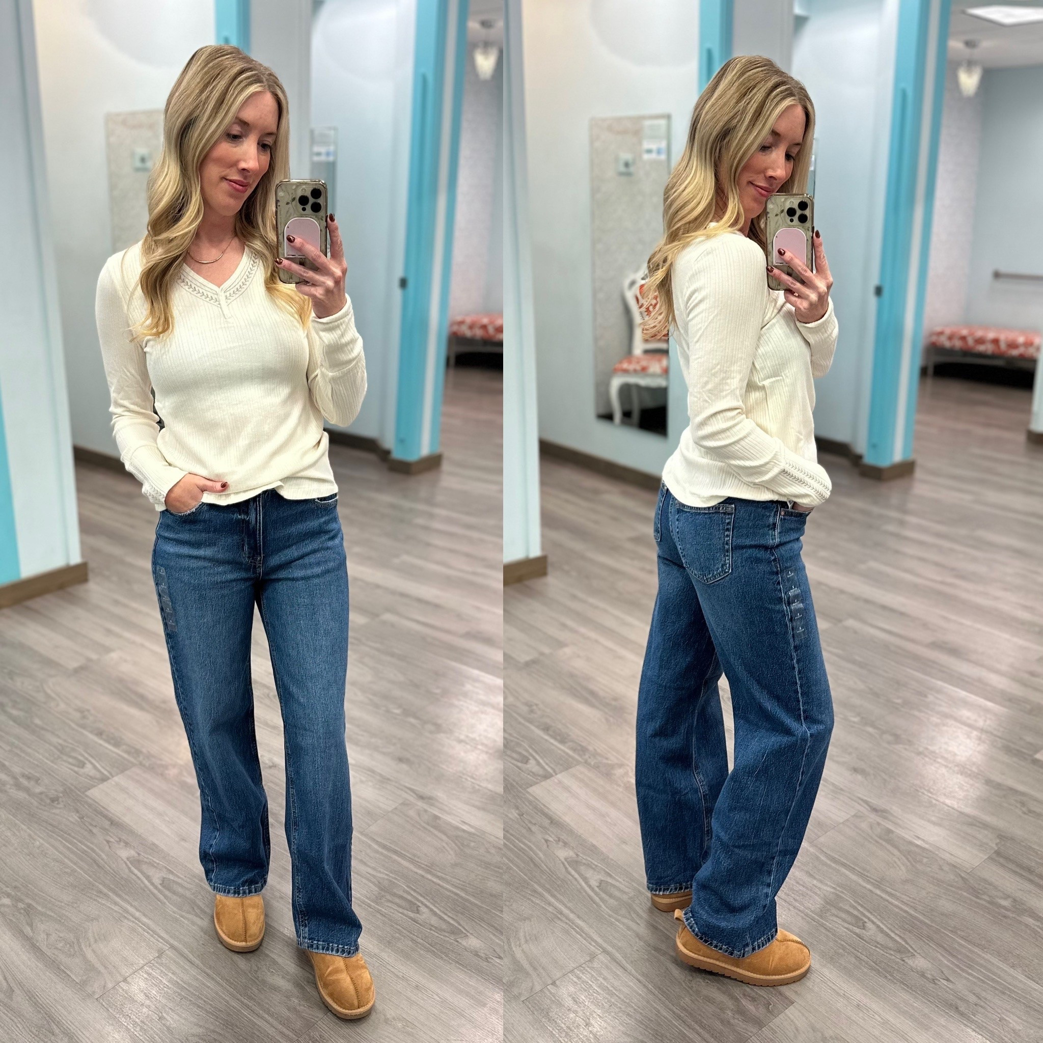 New Edgely wide leg jeans 👏🏻 

#LTKFindsUnder50 #LTKFindsUnder100 #LTKStyleTip