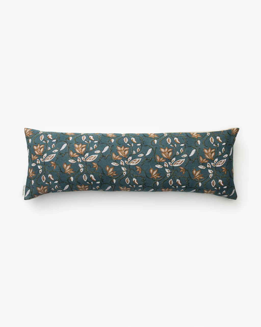 Teal Lotus Floral Pillow Cover | McGee & Co.