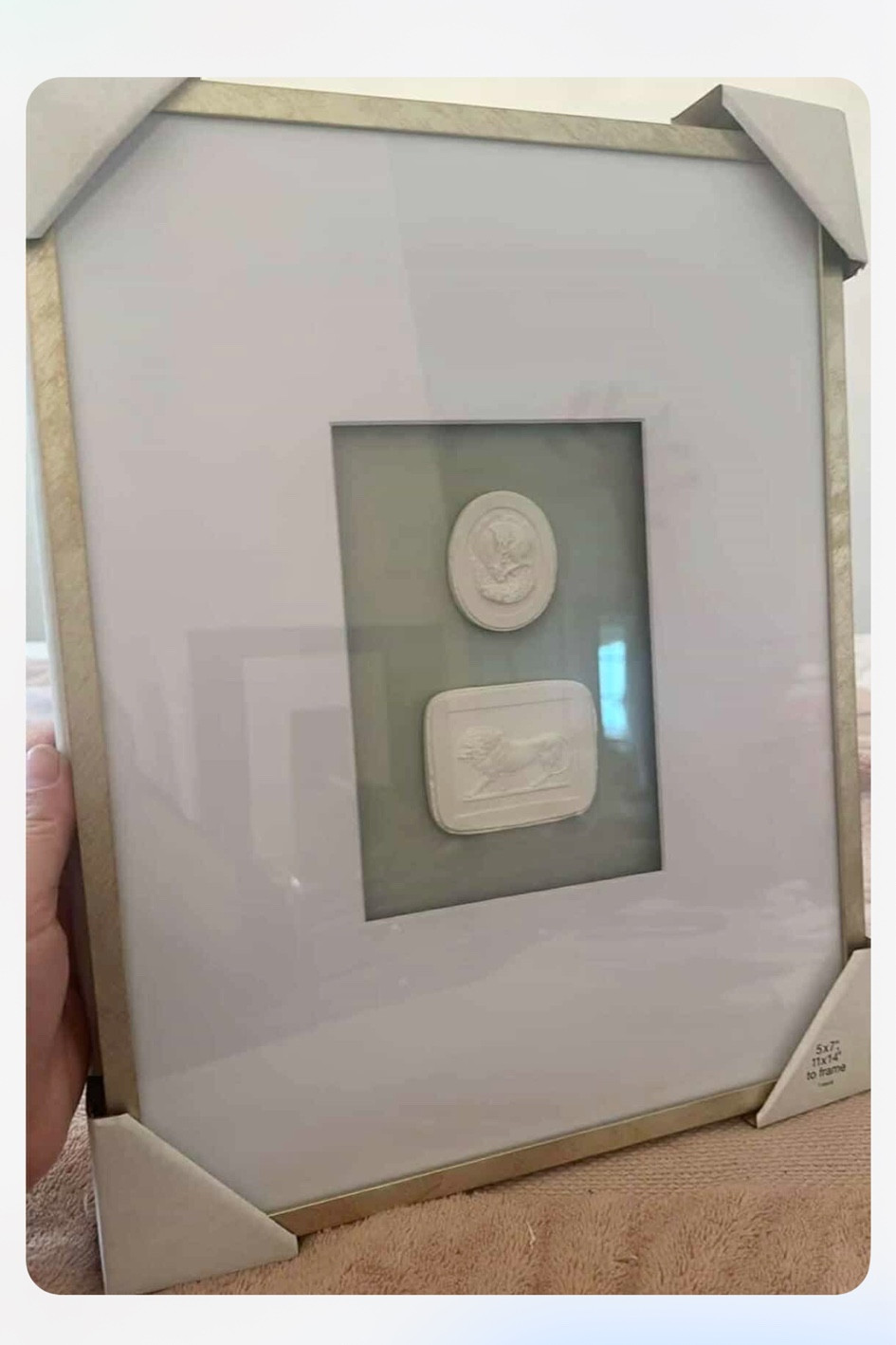 Framed intaglios for a STEAL on Etsy!!