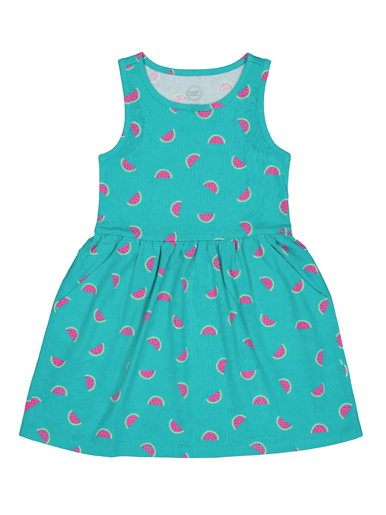 Wonder Nation Girls Tank Play Dress,Sizes Xs-LP | Walmart (US)