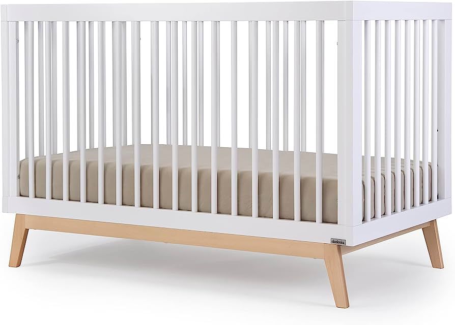 dadada Baby Soho 3-in-1 Convertible Crib – Made in Italy, GREENGUARD Gold Certified, 3-Position... | Amazon (US)