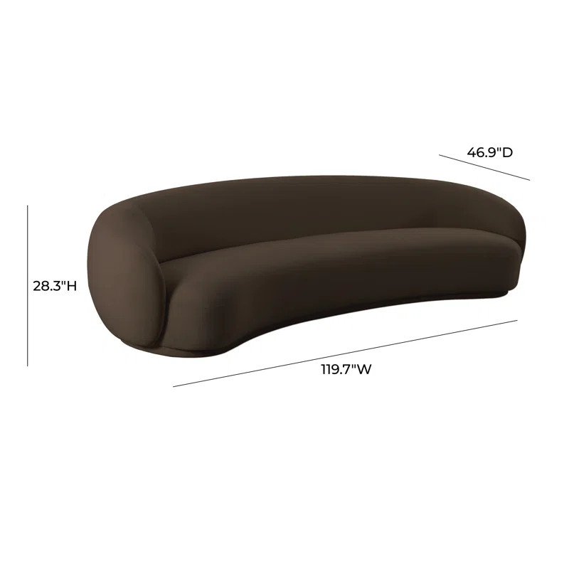 TOV Furniture Kendall 120 Inch Sofa | Wayfair | Wayfair North America