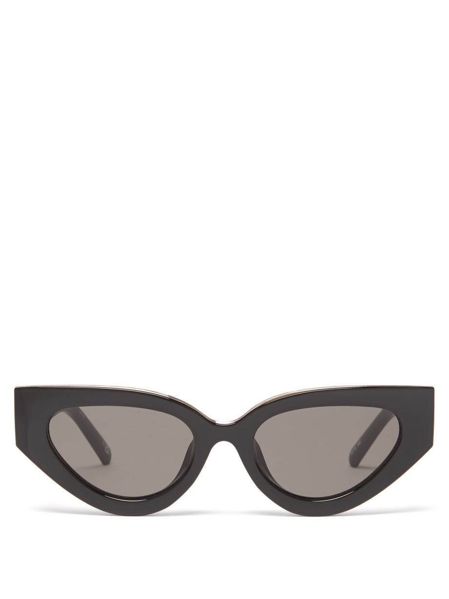 Aphrodite cat-eye acetate sunglasses | Le Specs | Matches (UK)